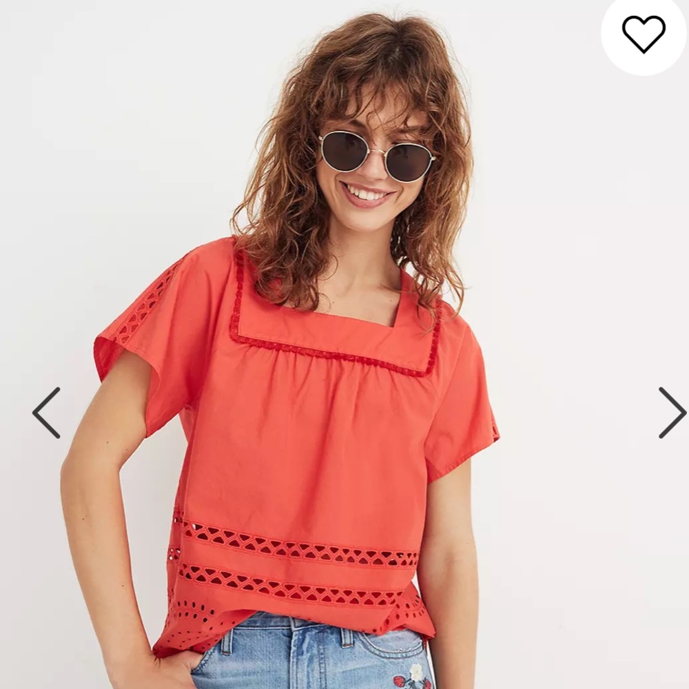 Madewell Eyelet Angelica Top